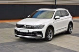 Maxton Design spoiler predného nárazníka VW Tiguan MQB R-Line pred FL - carbon look