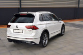 Maxton Design bočné spoilery zadného nárazníka VW Tiguan MQB R-Line pred FL - čierny lesklý