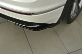 Maxton Design bočné spoilery zadného nárazníka VW Tiguan MQB R-Line pred FL - čierny lesklý