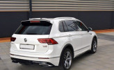Maxton Design predĺženie strešného spoilera VW Tiguan MQB R-Line pred FL - carbon look