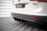 Maxton Design difúzor zadného nárazníka Street Pro VW Tiguan MQB pred FL - čierno červený