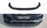 Maxton Design spoiler predného nárazníka AUDI RS4 B9 Avant Ver.2 - čierny lesklý