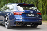 Maxton Design predĺženie strešného spoilera AUDI RS4 B9 Avant - čierny lesklý