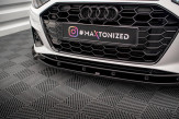 Maxton Design spoiler predného nárazníka AUDI A4 S-Line / S4 B9 po FL Ver.1 - bez povrchovej úpravy