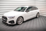 Maxton Design bočné prahové lišty AUDI A4 S-Line / S4 B9 - čierny lesklý