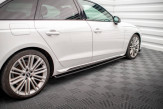 Maxton Design bočné prahové lišty AUDI A4 S-Line / S4 B9 - carbon look