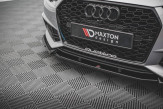 Maxton Design spoiler predného nárazníka AUDI A4 S-Line / S4 B9 pred FL Ver.3 - carbon look