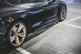 Maxton Design bočné prahové lišty AUDI RS5 B9 Sportback po FL - čierny lesklý