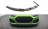 Maxton Design spoiler predného nárazníka AUDI RS5 B9 po FL Ver.2 - carbon look