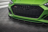Maxton Design spoiler predného nárazníka AUDI RS5 B9 po FL Ver.2 - carbon look