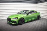 Maxton Design bočné prahové lišty AUDI RS5 B9 Coupe po FL - čierny lesklý