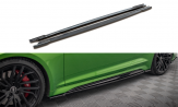 Maxton Design bočné prahové lišty AUDI RS5 B9 Coupe po FL - carbon look