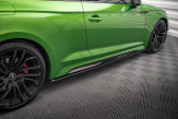 Maxton Design bočné prahové lišty Street Pro AUDI RS5 B9 Coupe po FL - čierny 
