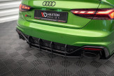 Maxton Design difúzor zadného nárazníka Street Pro AUDI RS5 B9 po FL - červený