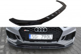 Maxton Design spoiler predného nárazníka AUDI RS5 B9 pred FL Ver.1 - čierny lesklý