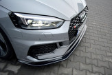 Maxton Design spoiler predného nárazníka AUDI RS5 B9 pred FL Ver.2 - čierny lesklý