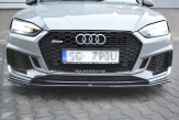 Maxton Design spoiler predného nárazníka AUDI RS5 B9 pred FL Ver.2 - carbon look