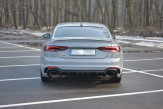 Maxton Design spoiler zadného nárazníka AUDI RS5 B9 pred FL - čierny lesklý