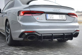 Maxton Design difúzor zadného nárazníka AUDI RS5 B9 pred FL Ver.2 - čierny lesklý