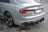 Maxton Design difúzor zadného nárazníka AUDI RS5 B9 pred FL Ver.2 - čierny lesklý