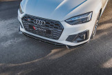 Maxton Design spoiler predného nárazníka AUDI A5 S-Line / S5 B9 po FL Ver.2 - čierny lesklý