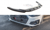 Maxton Design spoiler predného nárazníka AUDI A5 S-Line / S5 B9 po FL Ver.2 - carbon look