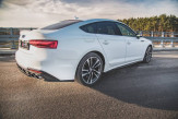 Maxton Design bočné prahové lišty AUDI A5 S-Line / S5 B9 Sportback po FL - čierny lesklý