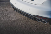 Maxton Design stredový spoiler zadného nárazníka AUDI S5 B9 Sportback po FL - čierny lesklý