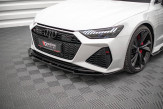 Maxton Design spoiler predného nárazníka AUDI RS6 / RS7 C8 Ver.1 - carbon look