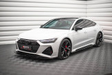 Maxton Design spoiler predného nárazníka AUDI RS6 / RS7 C8 Ver.2 - čierny lesklý