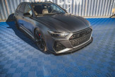 Maxton Design spoiler predného nárazníka AUDI RS6 / RS7 C8 Ver.2 - carbon look