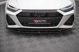 Maxton Design spoiler predného nárazníka AUDI RS6 / RS7 C8 Ver.2 - carbon look