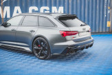 Maxton Design bočné spoilery zadného nárazníka AUDI RS6 / RS7 C8 Ver.2 - čierny lesklý