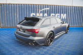 Maxton Design stredový spoiler zadného nárazníka AUDI RS6 / RS7 C8 - čierny lesklý