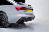 Maxton Design stredový spoiler zadného nárazníka AUDI RS6 / RS7 C8 - čierny lesklý