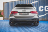 Maxton Design spoiler zadného nárazníka AUDI RS6 / RS7 C8 - čierny lesklý