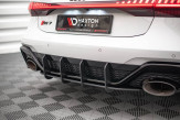 Maxton Design difúzor zadného nárazníka Street Pro AUDI RS6 / RS7 C8 - červený