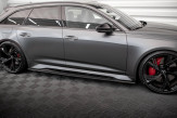 Maxton Design bočné prahové lišty AUDI RS6 / RS7 C8 - carbon