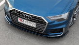 Maxton Design spoiler predného nárazníka AUDI A6 S-Line / S6 C8 Ver.1 - čierny lesklý