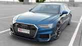 Maxton Design spoiler predného nárazníka AUDI A6 S-Line / S6 C8 Ver.1 - carbon look