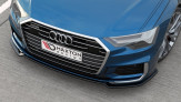 Maxton Design spoiler predného nárazníka AUDI A6 S-Line / S6 C8 Ver.1 - carbon look
