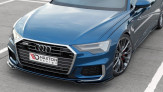 Maxton Design spoiler predného nárazníka AUDI A6 S-Line / S6 C8 Ver.1 - carbon look