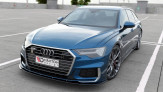 Maxton Design spoiler predného nárazníka AUDI A6 S-Line / S6 C8 Ver.2 - carbon look