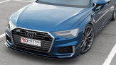 Maxton Design spoiler predného nárazníka AUDI A6 S-Line / S6 C8 Ver.2 - carbon look