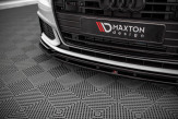 Maxton Design spoiler predného nárazníka AUDI A6 S-Line / S6 C8 Ver.3 - čierny lesklý