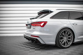 Maxton Design bočné spoilery zadného nárazníka AUDI A6 S-Line / S6 C8 - carbon look