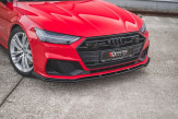 Maxton Design spoiler predného nárazníka AUDI A7 S-Line / S7 C8 Ver.2 - čierny lesklý