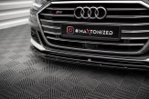 Maxton Design spoiler predného nárazníka AUDI S8 D5 pred FL Ver.1 - čierny lesklý