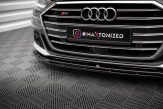 Maxton Design spoiler predného nárazníka AUDI S8 D5 pred FL Ver.1 - carbon look