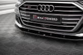 Maxton Design spoiler predného nárazníka AUDI S8 D5 pred FL Ver.2 - carbon look